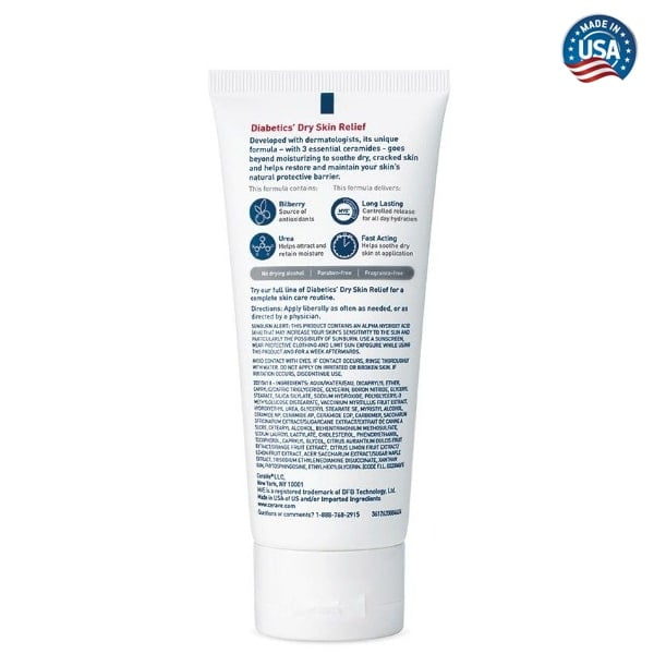 diabetics dry skin relief hand and foot details copy Details